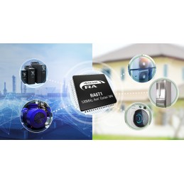 160 pcs - Renesas Electronics R7FA6T1AB3CFMAA0, 32bit ARM Cortex M4 Microcontroller MCU, RA6T1, 120MHz, 256 KB Flash, 64-Pin QFP