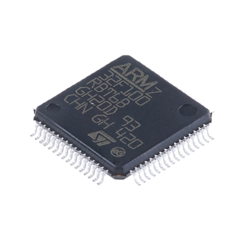 160 pcs - STMicroelectronics STM32F100RBT6B, 32bit ARM Cortex M3 Microcontroller, STM32F1, 24MHz, 128 kB Flash, 64-Pin LQFP
