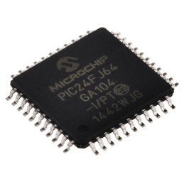 160 pcs - Microchip PIC24FJ64GA104-I/PT, 16bit PIC Microcontroller, PIC24FJ, 32MHz, 64 kB Flash, 44-Pin TQFP