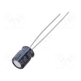 10 pcs x PANASONIC - ECEA1EKA220 - Capacitor: electrolytic, THT, 22uF, 25VDC, Ø5x7mm, Pitch: 2mm, ±20%