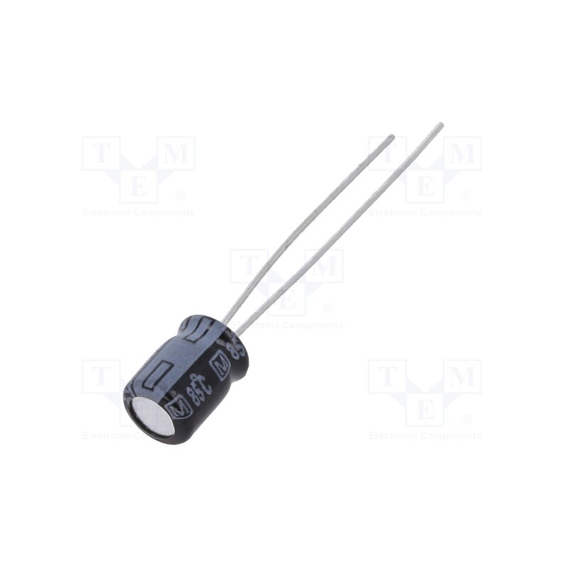10 pcs x PANASONIC - ECEA1EKA220 - Capacitor: electrolytic, THT, 22uF, 25VDC, Ø5x7mm, Pitch: 2mm, ±20%