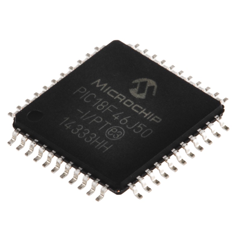 160 pcs - Microchip PIC18F46J50-I/PT, 8bit PIC Microcontroller, PIC18F, 48MHz, 64 kB Flash, 44-Pin TQFP
