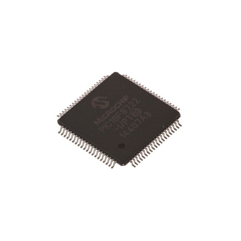 160 pcs - Microchip PIC18F46K22-I/PT, 8bit PIC Microcontroller, PIC18F, 64MHz, 64 kB Flash, 44-Pin TQFP