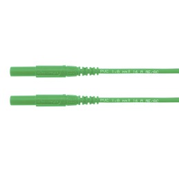 1 pcs - Schutzinger Test lead, 16A, 1kV, Green, 2m Lead Length