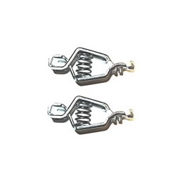 1 pcs - Mueller Electric Crocodile Clip, Zinc-Plated Steel Contact, 25A
