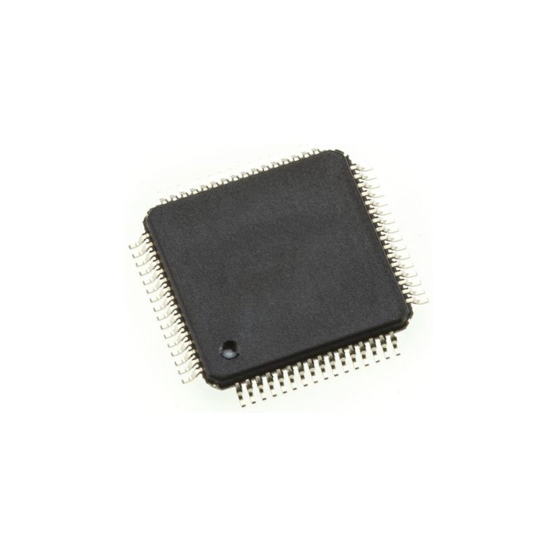 160 pcs - Microchip AVR64DB64-I/PT, 12bit AVR Microcontroller MCU, AVR, 24MHz, 64 kB Flash, 64-Pin TQFP