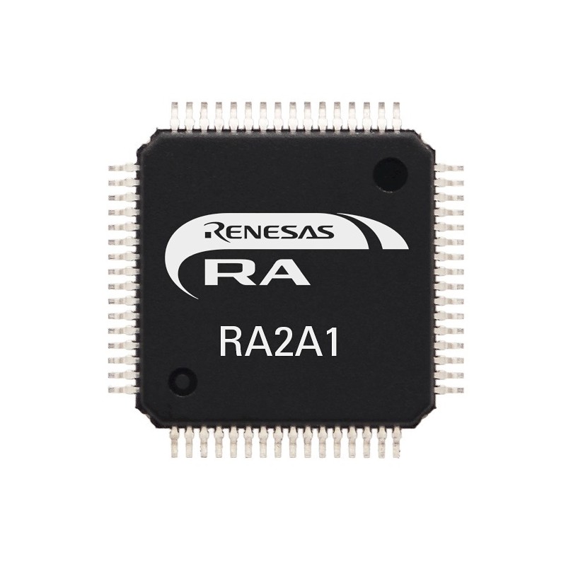 160 pcs - Renesas Electronics R7FA2A1AB3CFMAA0, 32bit ARM Cortex M23 Microcontroller, RA2A1, 48MHz, 256 kB Flash, 64-Pin LQFP
