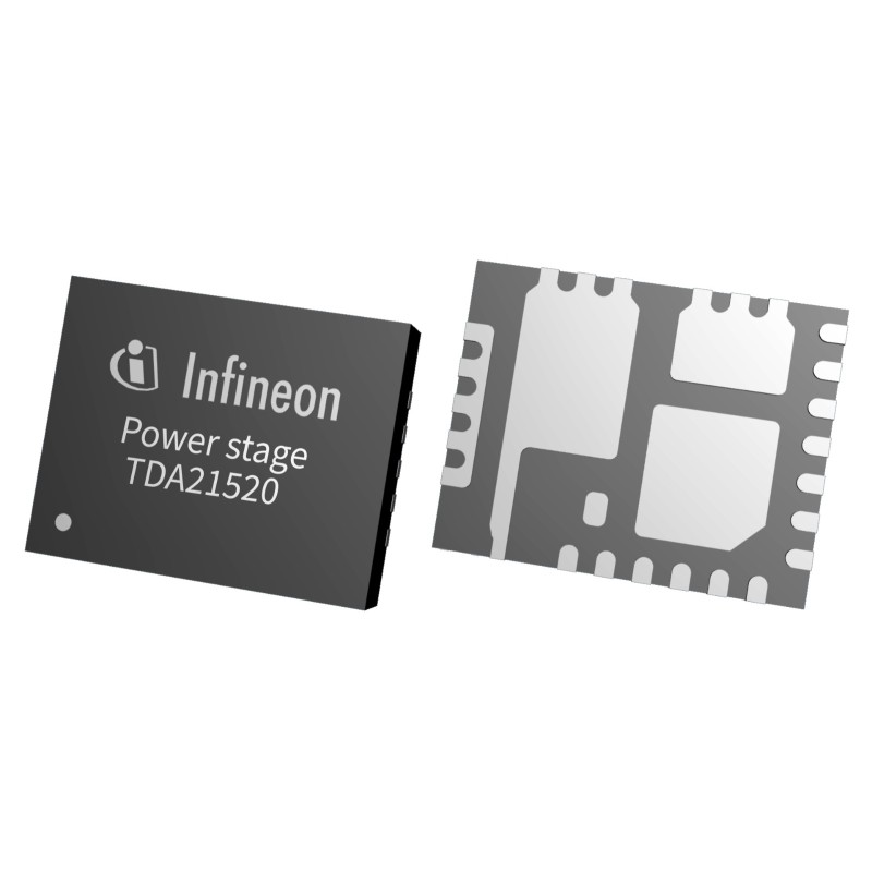 2 pcs - Infineon TDA21520AUMA1, 20 A, 4.25V 25-Pin, PQFN