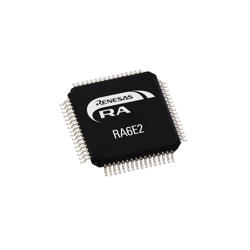 160 pcs - Renesas Electronics R7FA6E2BB3CFMAA0, 32bit ARM Cortex Microcontroller, RA, 200MHz, 4 KB Flash, 64-Pin LQFP