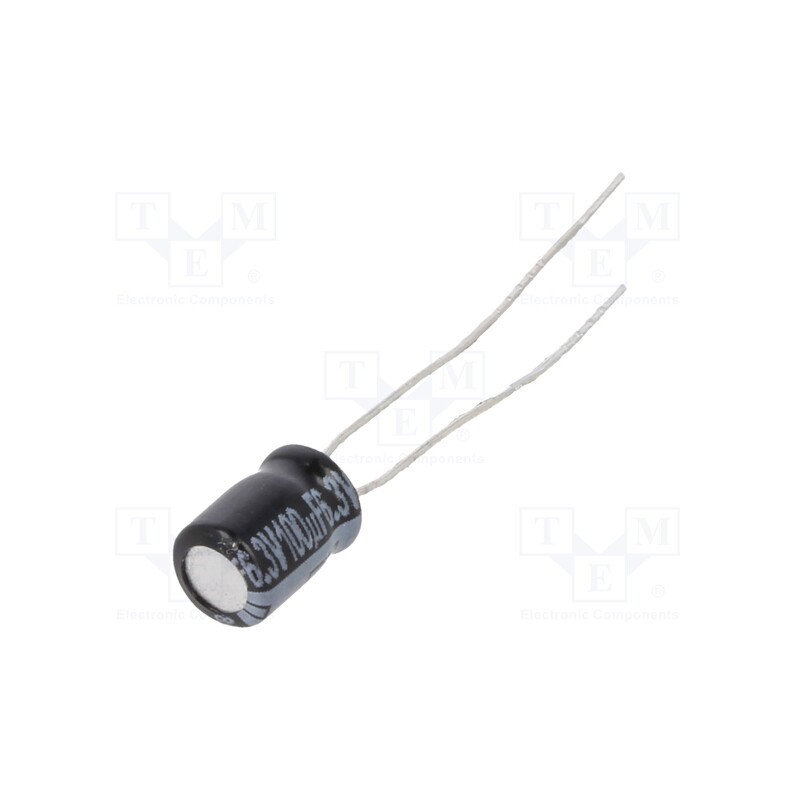 10 pcs x PANASONIC - ECEA0JKA101I - Capacitor: electrolytic, THT, 100uF, 6.3VDC, Ø5x7mm, Pitch: 2.5mm