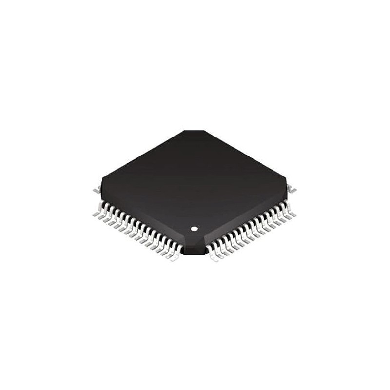 160 pcs - Microchip PIC24FJ128GC006-I/PT, 16bit PIC Microcontroller, PIC24FJ, 32MHz, 128 kB Flash, 64-Pin TQFP