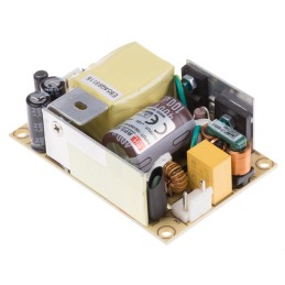 1 pcs - MEAN WELL Switching Power Supply, RPS-65-12, 12V dc, 5.42A, 65W, 1 Output, 80 - 264V ac Input Voltage