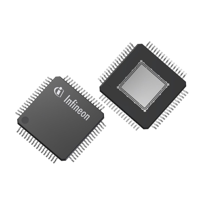 160 pcs - Infineon XMC4400F64F512BAXQMA1 ARM Cortex M4 Microcontroller, XMC4000, 64-Pin TQFP