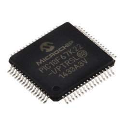 160 pcs - Microchip PIC18F67K22-I/PTRSL, 8bit PIC Microcontroller, PIC18F, 64MHz, 128 kB Flash, 64-Pin TQFP