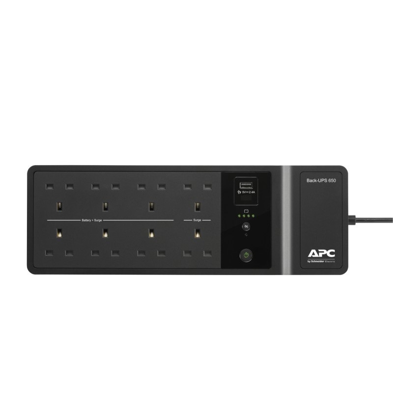 1 pcs - APC 230V Input Stand Alone Uninterruptible Power Supply, 650VA (400W), Back-UPS