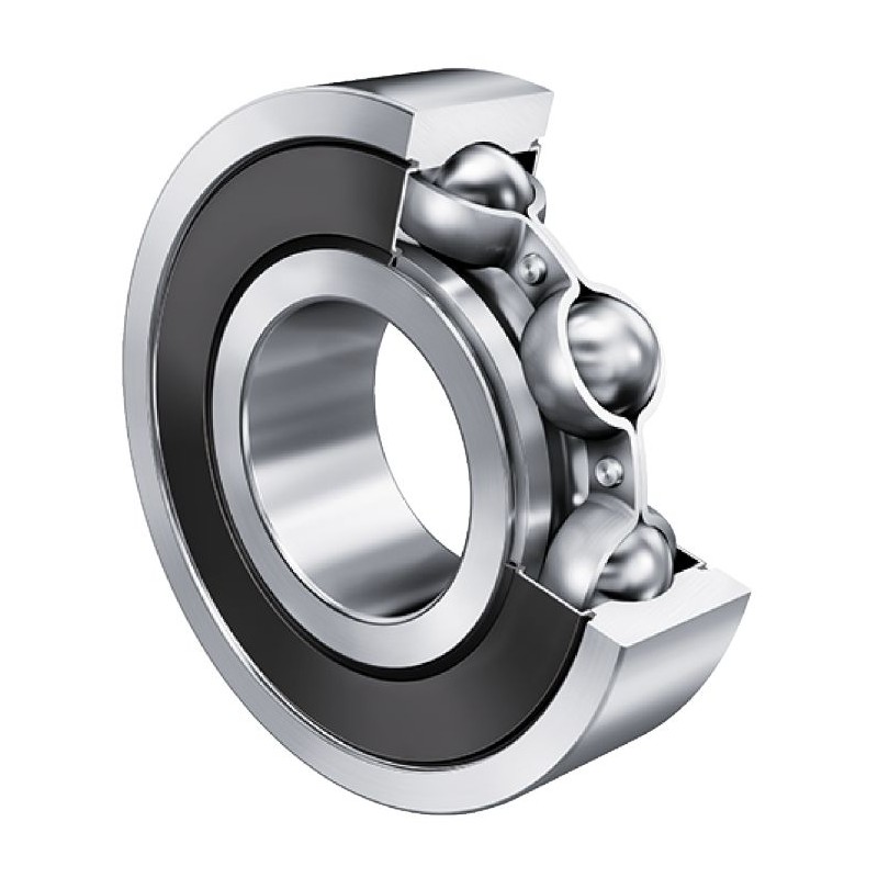 1 pcs - FAG 6306-C-2HRS-C3 Single Row Deep Groove Ball Bearing- Both Sides Sealed 30mm I.D, 72mm O.D