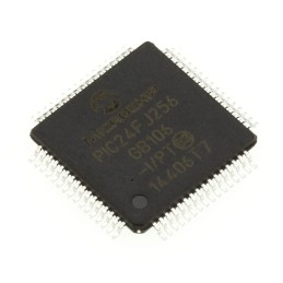 160 pcs - Microchip PIC24FJ256GB106-I/PT, 16bit PIC Microcontroller, PIC24FJ, 32MHz, 256 kB Flash, 64-Pin TQFP