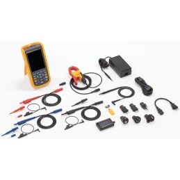 1 pcs - Fluke 123B ScopeMeter 120B Series Digital Handheld Oscilloscope, 2 Analogue Channels, 20MHz - UKAS Calibrated