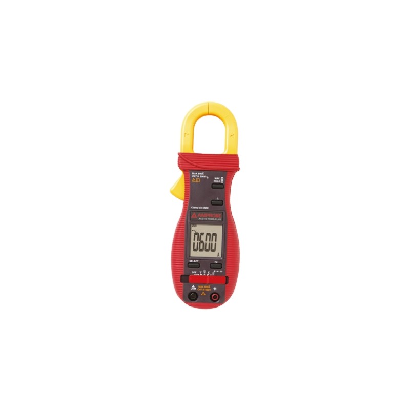 1 pcs - Amprobe ACD-10 PLUS Clamp Meter, Max Current 600A ac CAT III 600V With RS Calibration