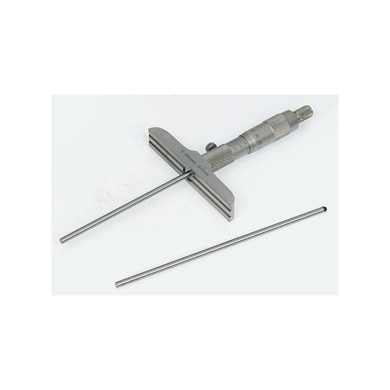 1 pcs - RS PRO 150mm Metric Depth Gauge Micrometer, With UKAS Calibration