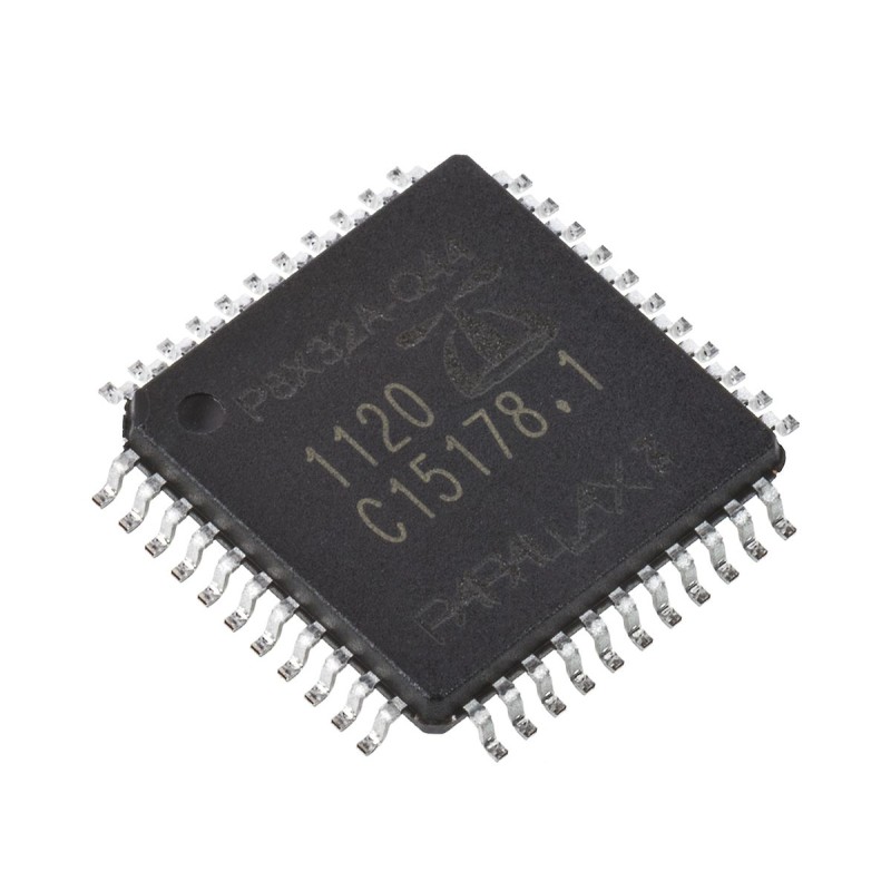 160 pcs - Parallax Inc P8X32A-Q44, 32bit P8X32A Microcontroller, Propeller, 80MHz, 64 kB ROM, 44-Pin LQFP