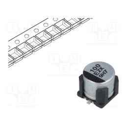 1 pcs x PANASONIC - EEHZK1E101UV - Capacitor: hybrid, 100uF, 25VDC, ESR: 50mΩ, ZKU, SMD, ±20%, -55÷125°C
