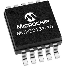 2 pcs - Microchip, 16 bit- ADC 1Msps, 10-Pin MSOP