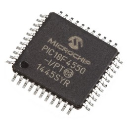 160 pcs - Microchip PIC18F4550-I/PT, 8bit PIC Microcontroller, PIC18F, 48MHz, 32 kB, 256 B Flash, 44-Pin TQFP