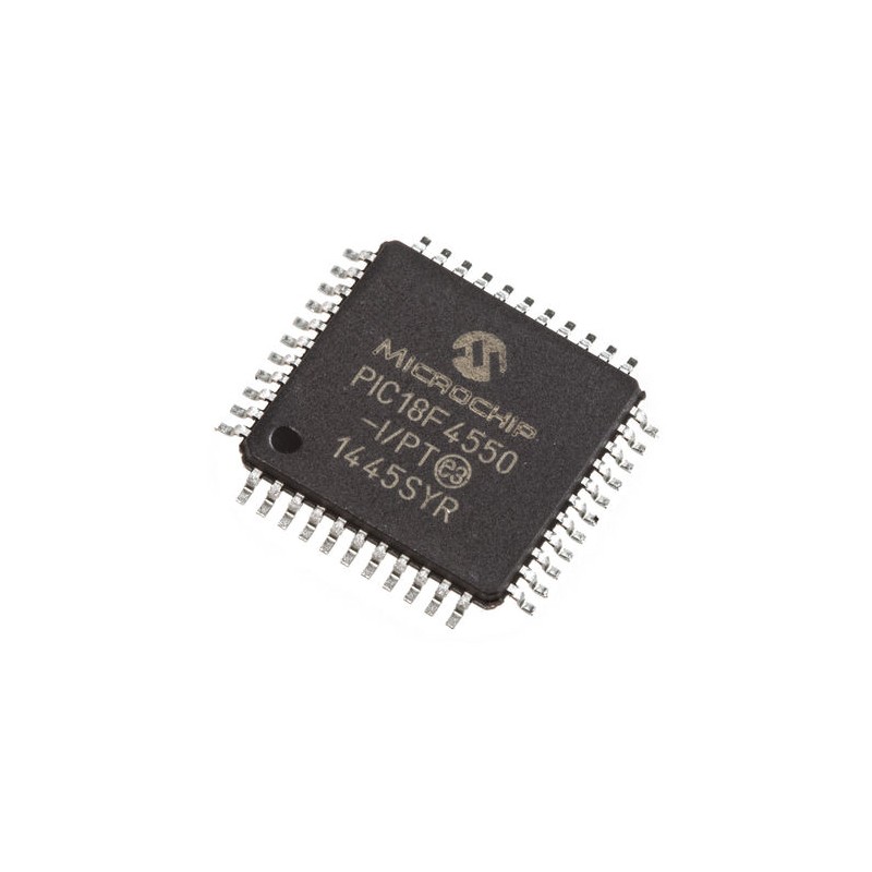 160 pcs - Microchip PIC18F4550-I/PT, 8bit PIC Microcontroller, PIC18F, 48MHz, 32 kB, 256 B Flash, 44-Pin TQFP