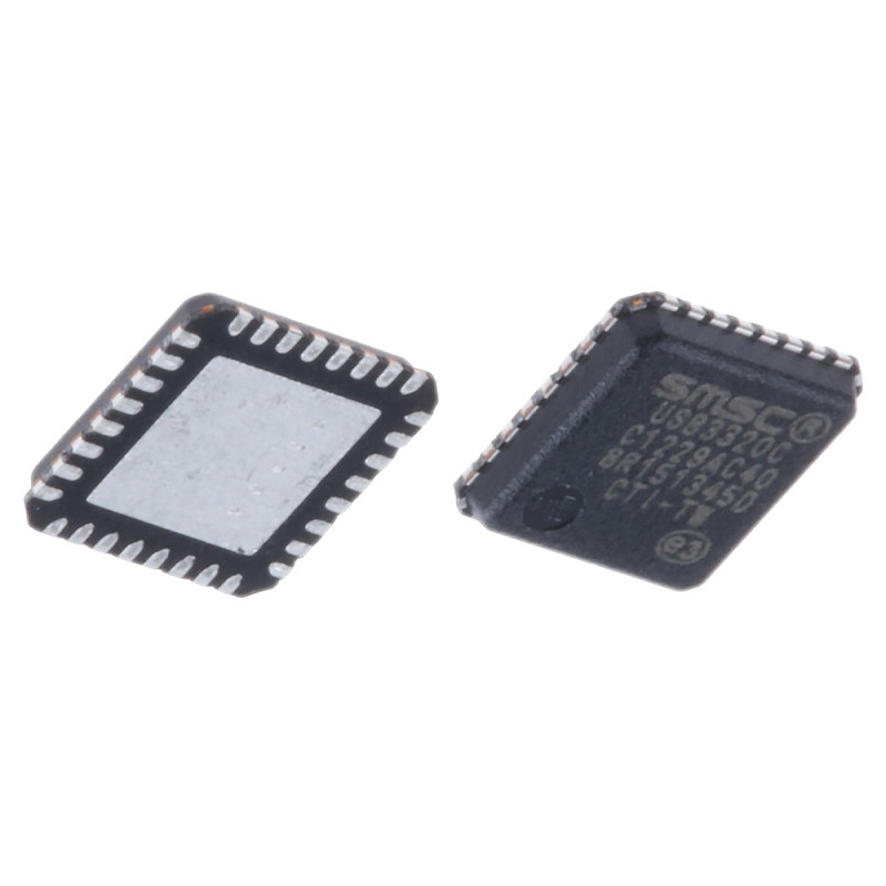 2 pcs - Microchip USB3320C-EZK, USB Transceiver, 480Mbps, USB 2.0, 32-Pin QFN