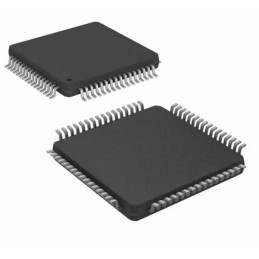 160 pcs - Microchip PIC32MM0256GPM064-I/PT, 32bit microAptiv CPU Microcontroller, PIC32MM, 25MHz, 256 kB Flash, 64-Pin TQFP