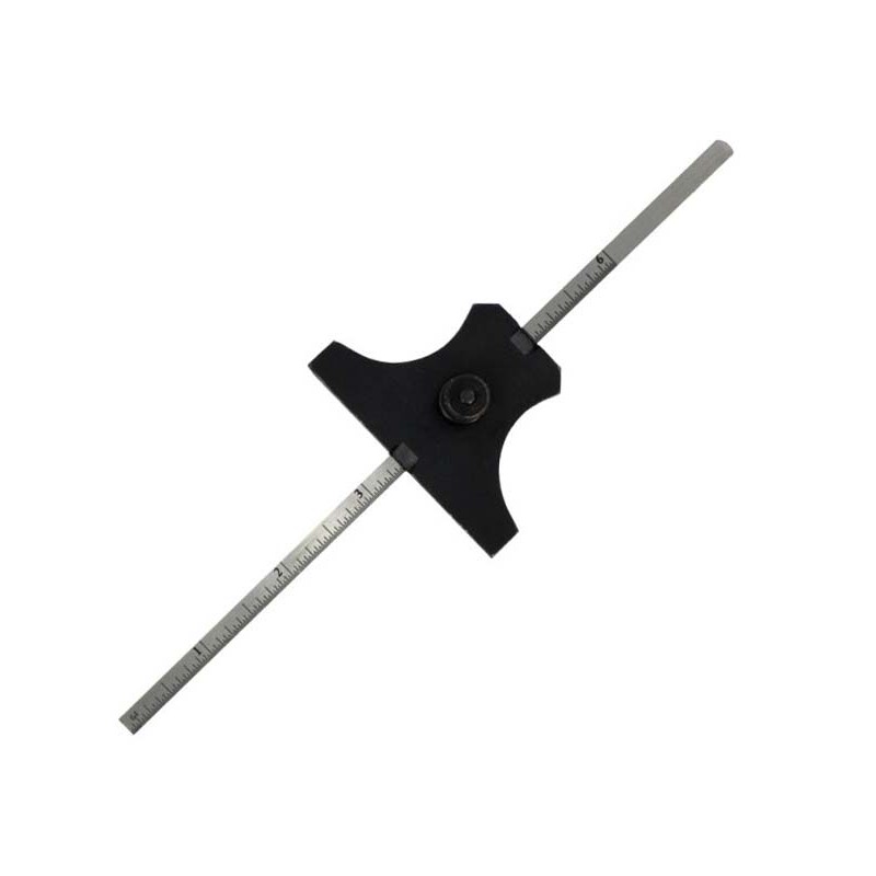 1 pcs - RS PRO 150mm Imperial & Metric Depth Gauge, Stainless Steel, 56g