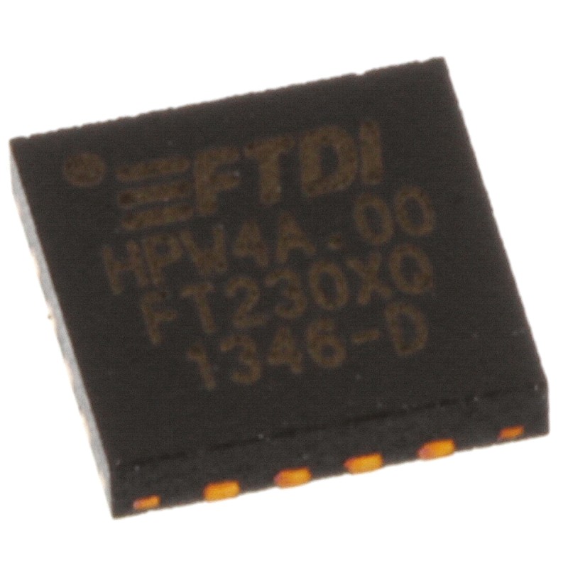 2 pcs - FTDI Chip UART RS232, RS422, RS485, SIE, UART 16-Pin QFN, FT230XQ-R