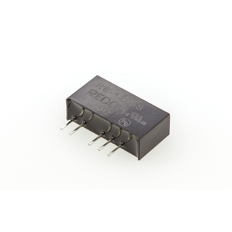 1 pcs - Recom RB DC-DC Converter, 5V dc/ 200mA Output, 10.8 - 13.2 V dc Input, 1W, Through Hole, +85°C Max Temp -40°C