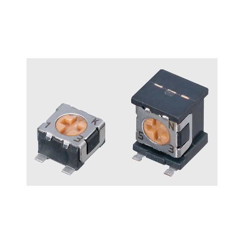 5 pcs - 10kΩ, SMD Trimmer Potentiometer 0.125W Copal Electronics