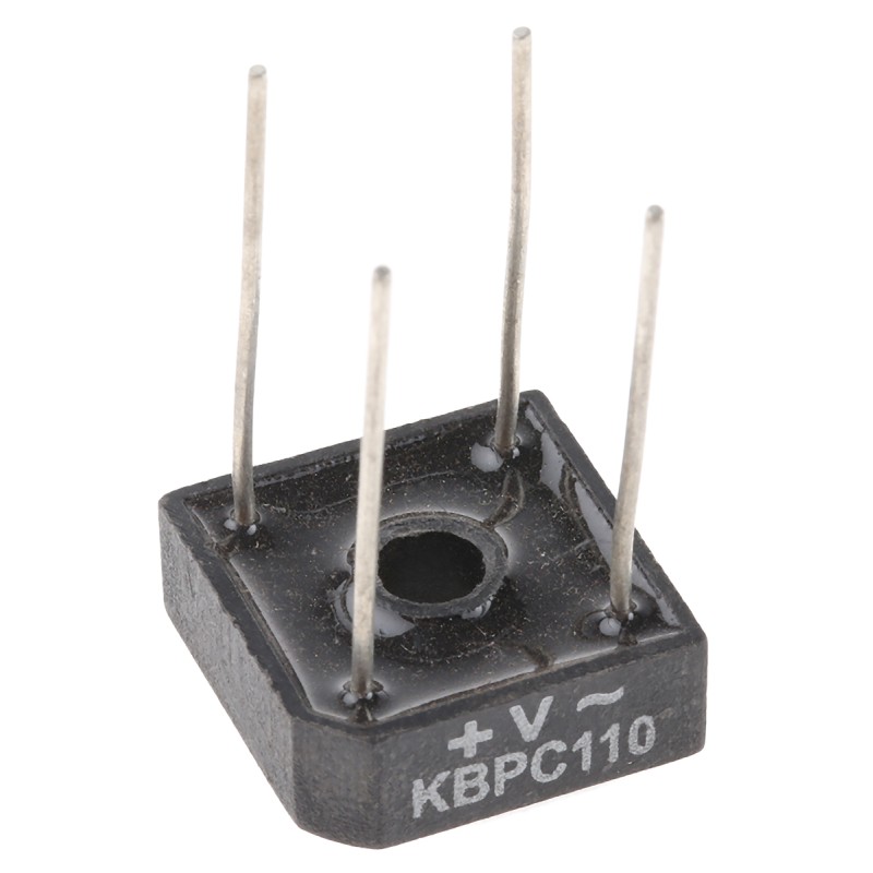 2 pcs - Vishay Bridge Rectifier, 3A, 1000V, 4-Pin