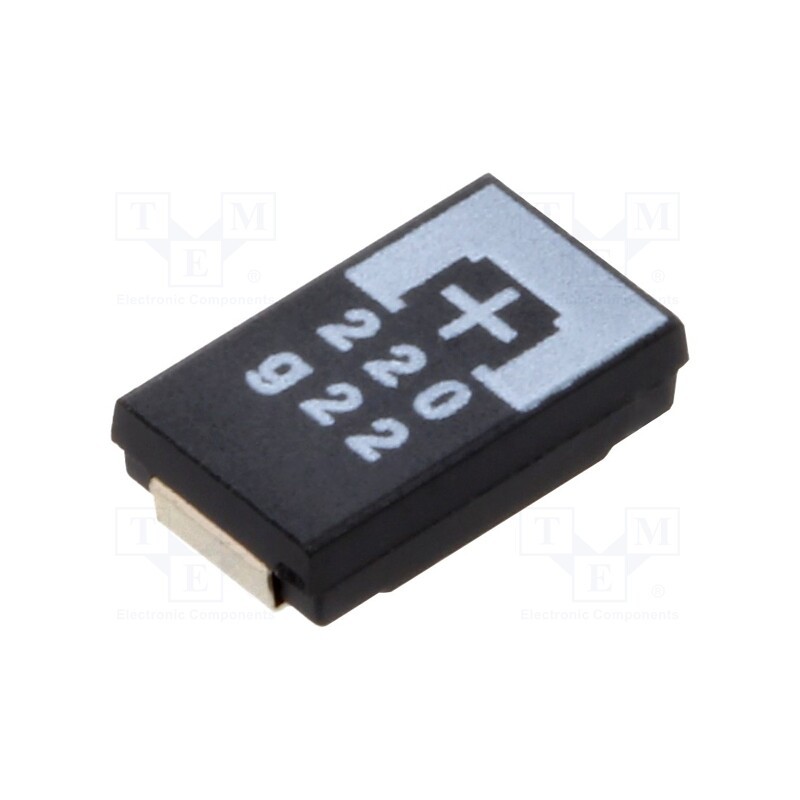 1 pcs x PANASONIC - 4TPE220MF - Capacitor: tantalum-polymer, low ESR, 220uF, 4VDC, TPE, SMD, ±20%