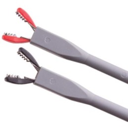 1 pcs - RS PRO Black, Grey, Red Grabber Clip with Crocodile Jaws, 10A, 1000V, 4mm Socket