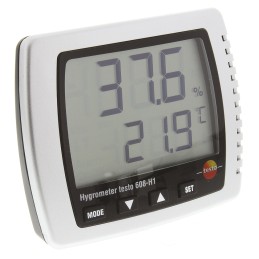 1 pcs - Testo 608-H1 Digital Thermohygrometer, ±3 %RH Accuracy, +50°C Max, 95%RH Max