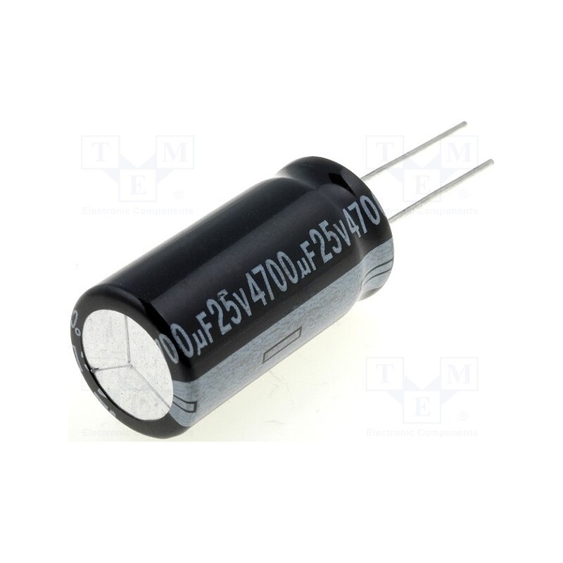 5 pcs x AISHI - EWH1EM472L30OT - Capacitor: electrolytic, THT, 4700uF, 25VDC, Ø16x30mm, Pitch: 7.5mm