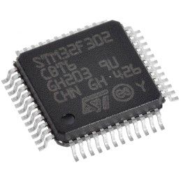 250 pcs - STMicroelectronics STM32F302CBT6, 32bit ARM Cortex M4 Microcontroller, STM32F3, 72MHz, 128 kB Flash, 48-Pin LQFP