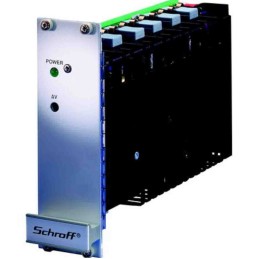 1 pcs - nVent SCHROFF Switching Power Supply, 13100-122, -12 V dc, 5 V dc, 12 V dc, 2.5 A, 8 A, 100W, Triple Output, 100