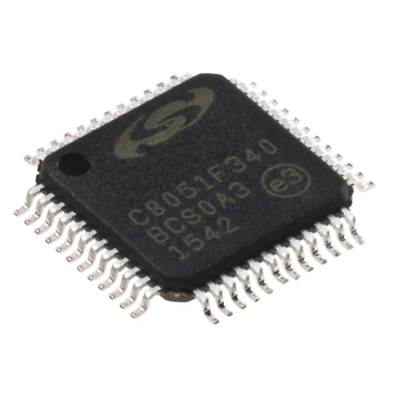 250 pcs - Silicon Labs C8051F340-GQ, 8bit 8051 Microcontroller, C8051F, 48MHz, 64 kB Flash, 48-Pin TQFP