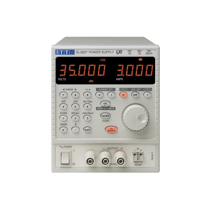 1 pcs - Aim-TTi QL Series II Series Digital Bench Power Supply, 0 - 35V, 0 - 3A, 1-Output, 105W - UKAS Calibrated