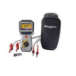 1 pcs - Megger DLRO2 Handheld Ohmmeter, 2000 Ω Max, 100mΩ Resolution, Low Resistance