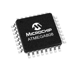 250 pcs - Microchip ATMEGA808-AF, 8bit AVR Microcontroller, ATmega, 20MHz, 8 kB Flash, 32-Pin TQFP