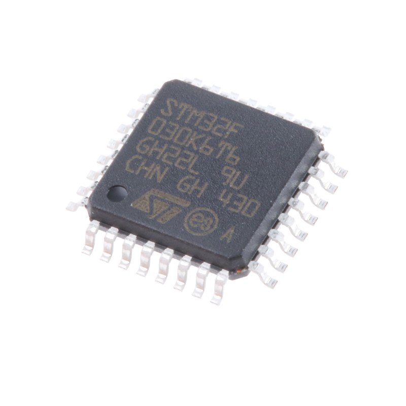 250 pcs - STMicroelectronics STM32F030K6T6, 32bit ARM Cortex M0 Microcontroller, STM32F0, 48MHz, 32 kB Flash, 32-Pin LQFP