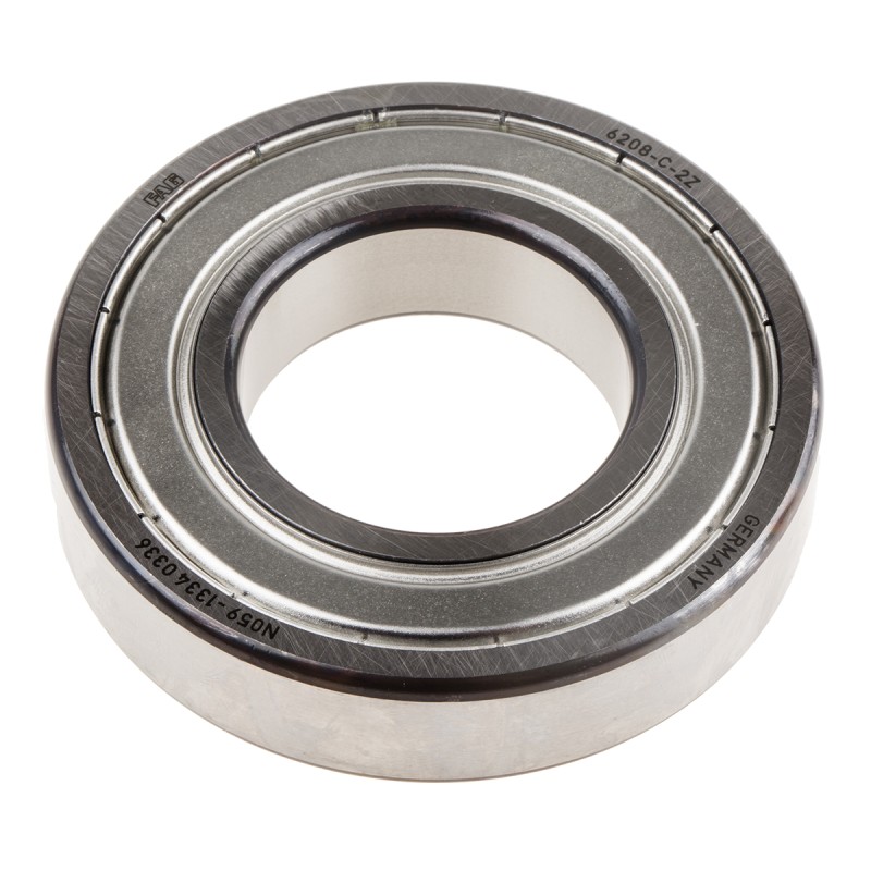 1 pcs - FAG 6208-C-2Z Single Row Deep Groove Ball Bearing- Both Sides Shielded 40mm I.D, 80mm O.D
