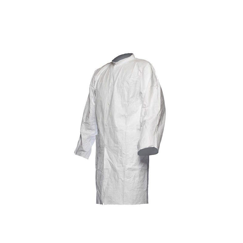 1 pcs - Tyvek White Men Reusable Lab Coat, M