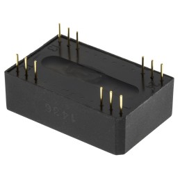 1 pcs - TRACOPOWER TEL 3 DC-DC Converter, ±12V dc/ ±125mA Output, 4.5 - 9 V dc Input, 3W, Through Hole, +85°C Max Temp